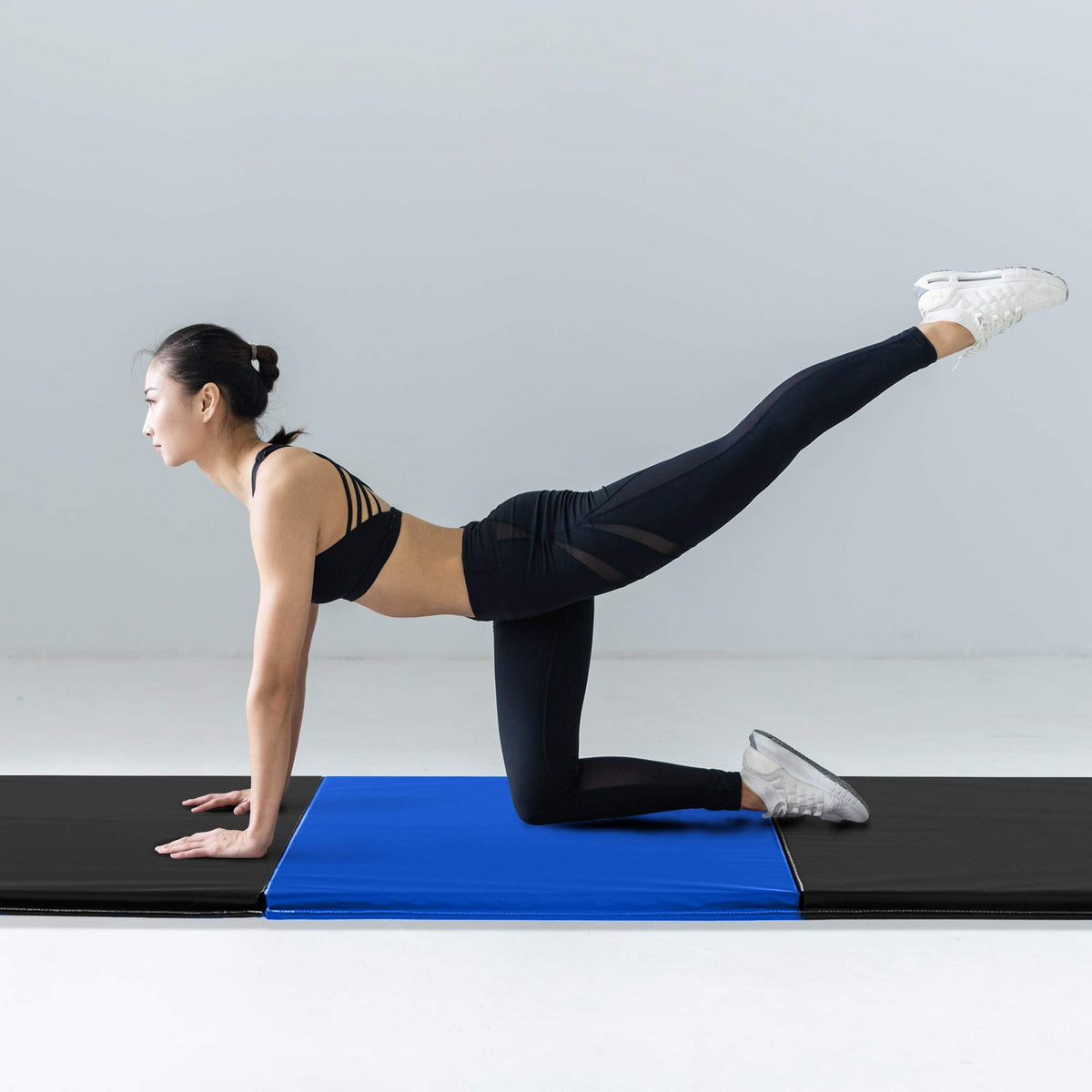 We Sell Mats - 4 ft x 6 ft x 2 - Personal Fitness & Exercise Mat for Home Workout - Lightweight and Folds for Carrying â All Purpose Gym Mat â Thick Mat for Yoga, Pilates, Stretches, Floor Exercises