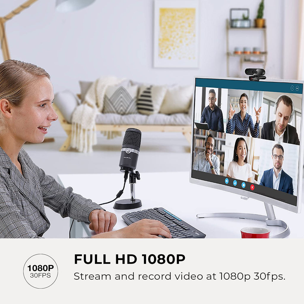 AVerMedia PW313D DualCam 2K Document Camera for Trading Cards, Miniatures