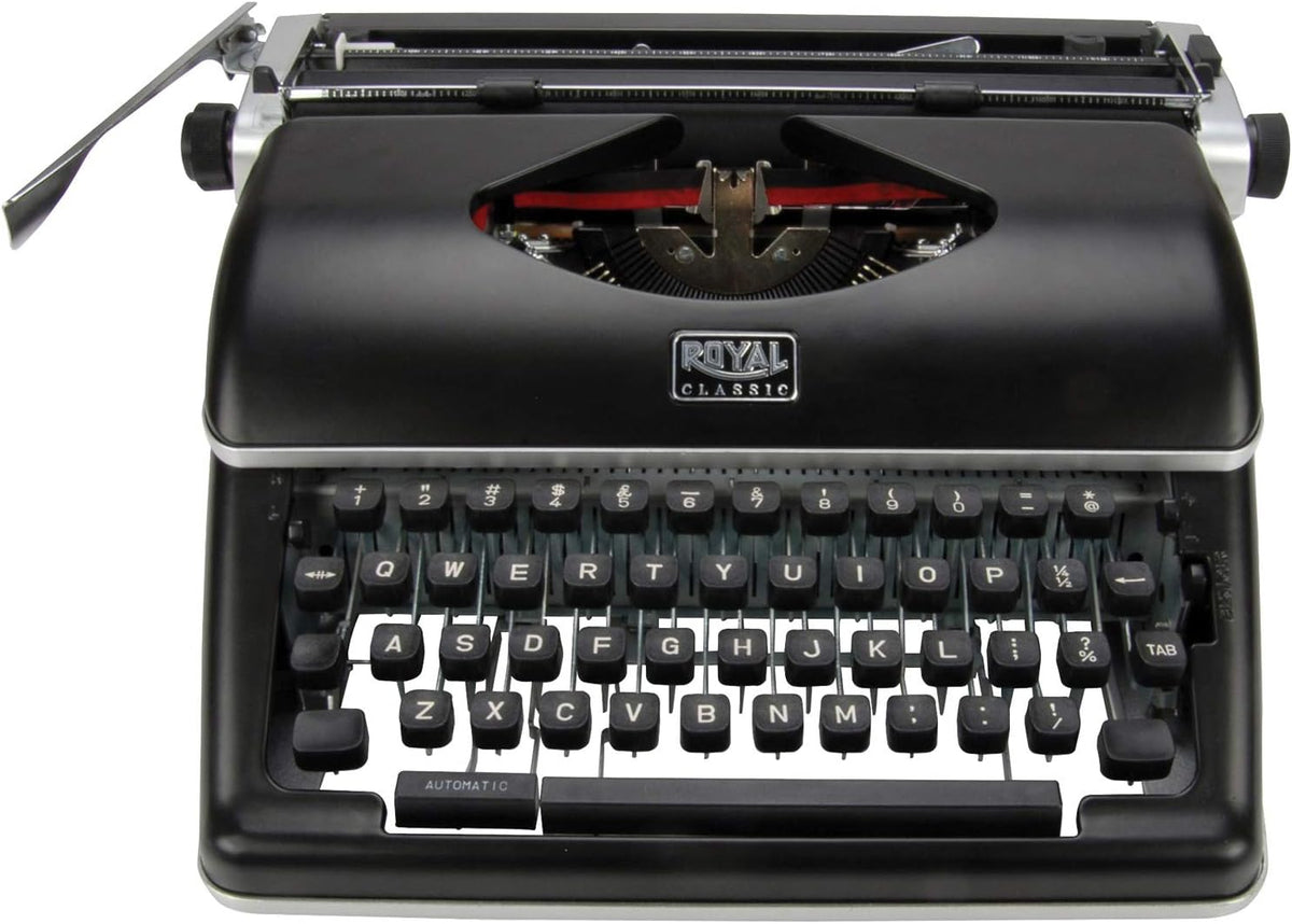 Royal Consumer Information Products Classic Retro Manual Typewriter (Black), Model Number: 79104P