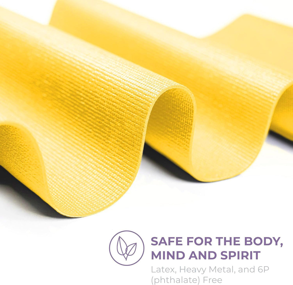 Voyage 5mm Studio Yoga Mats, 6 Pack, 72x24in