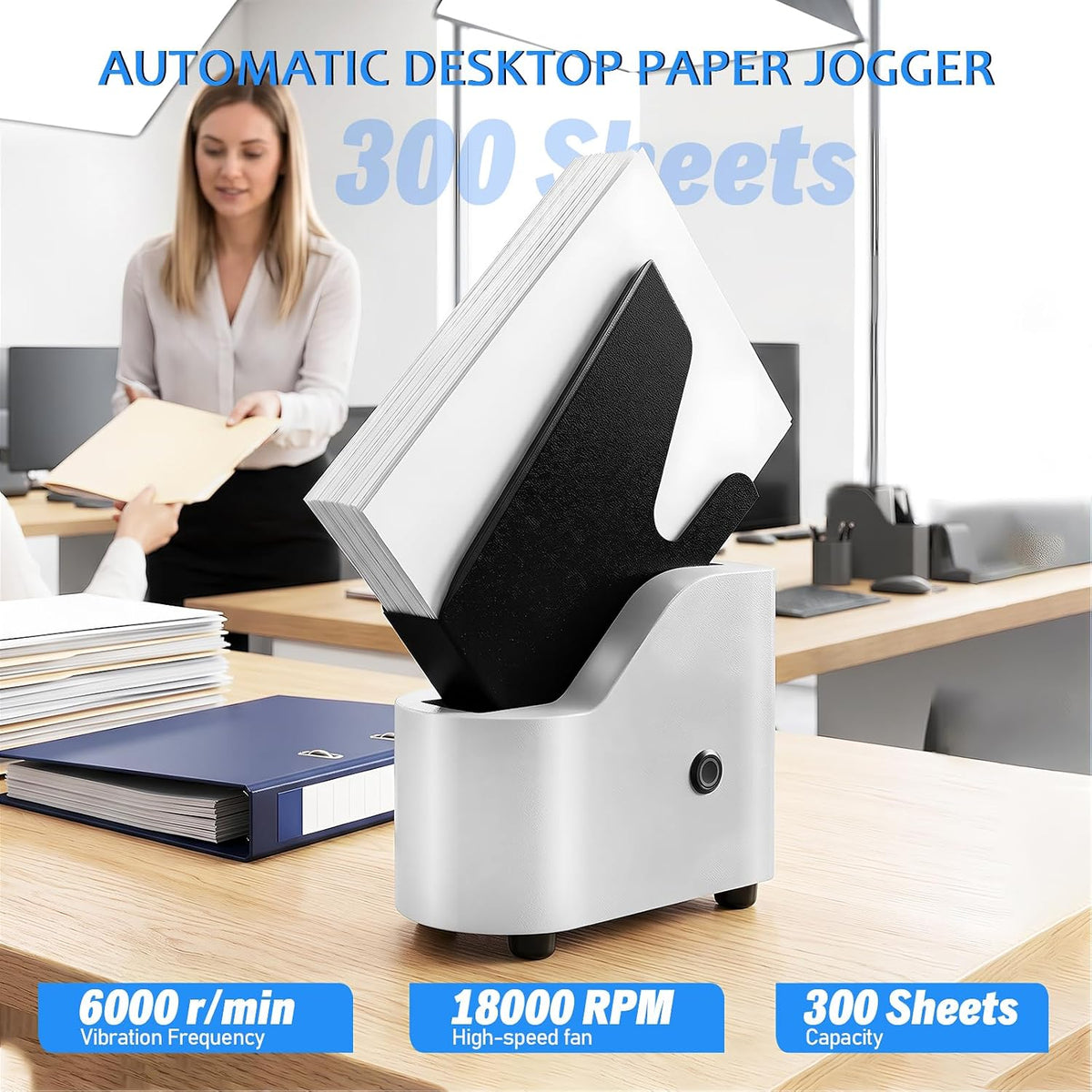 Paper Jogger Machine, Tabletop Automatic Paper Alignment Machine