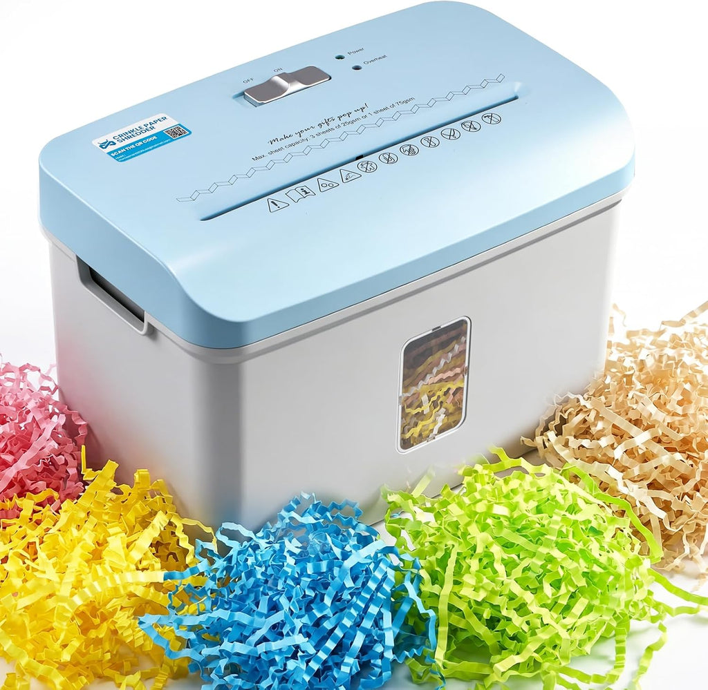 Mxmoonant Electric Crinkle Paper Shredder Machine for Gift Packaging Filler