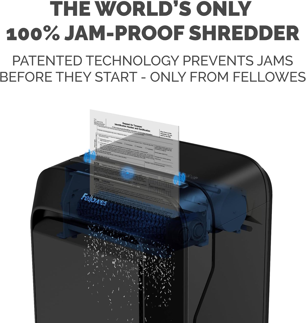 Fellowes LX180 16 Sheet P-4 Cross-Cut, Heavy Duty Paper Office Shredder, 100% Jam Proof