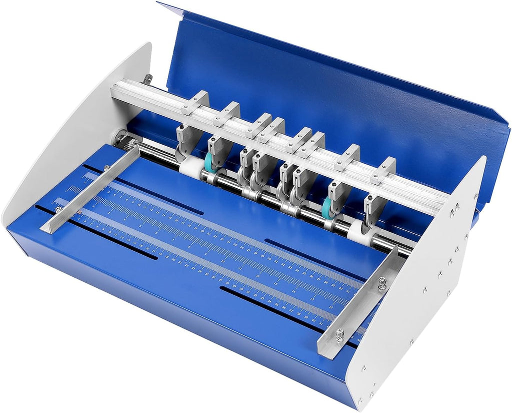 3-in-1 Steel Paper Folding Machine 110V 460mm with Scale Ruler
