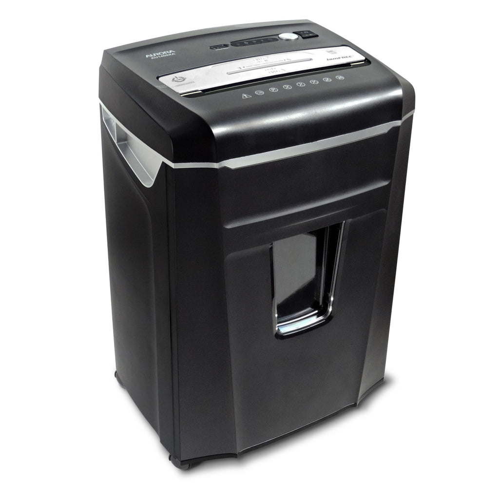 Aurora AU1270XB Professional Grade 12-Sheet Security P-4 Cross-Cut Paper and Credit Card/ 20 Minutes Continuous Run Time Shredder