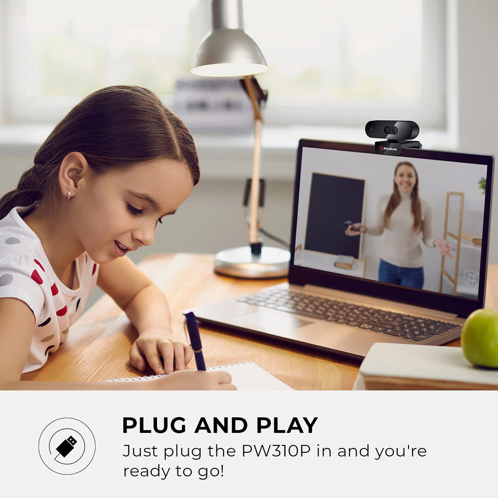 AVerMedia PW313D DualCam 2K Document Camera for Trading Cards, Miniatures