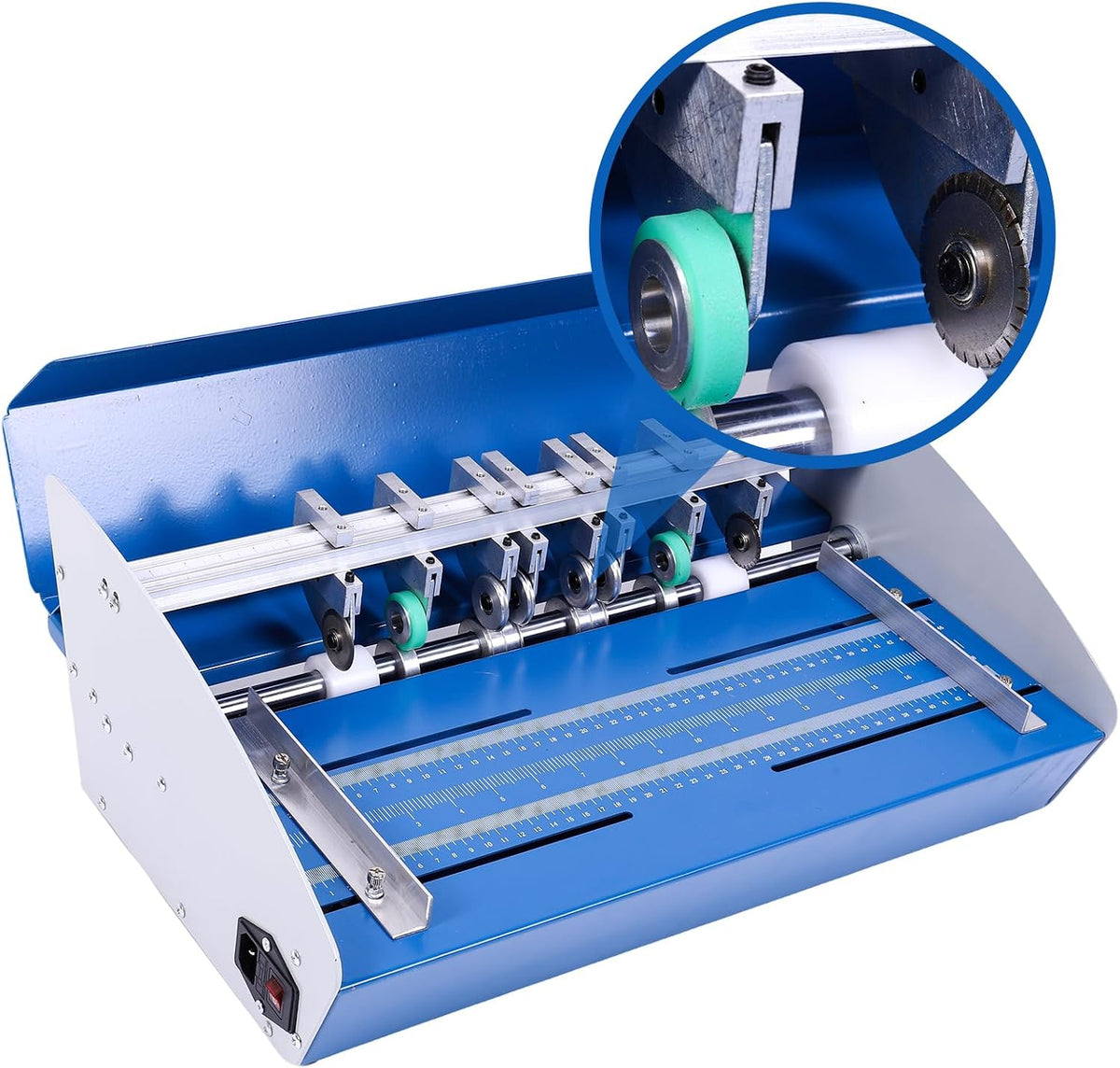 Electric Creasing Machine, 3-in-1 Professional Paper Scorer & Perforator & Dotted Cutter, 18-Inch Wide Folding Machine for Cards, Photos, Menus, Invitations