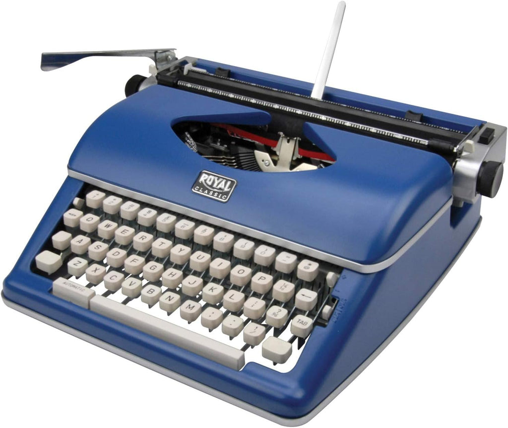 Royal 79106B Classic Manual Typewriter (Blue)