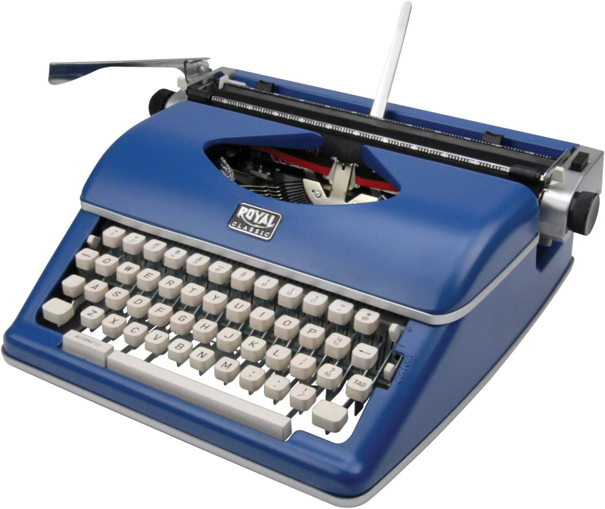 Royal 79106B Classic Manual Typewriter (Blue)