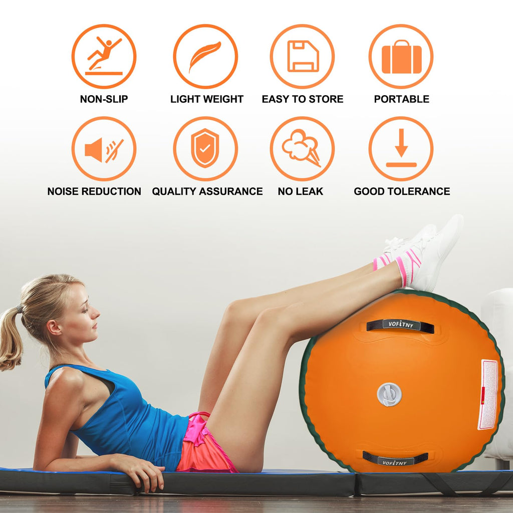 VOFiTNY Gymnastics Air Barrel Tumbling Equipment Back Handspring Trainer