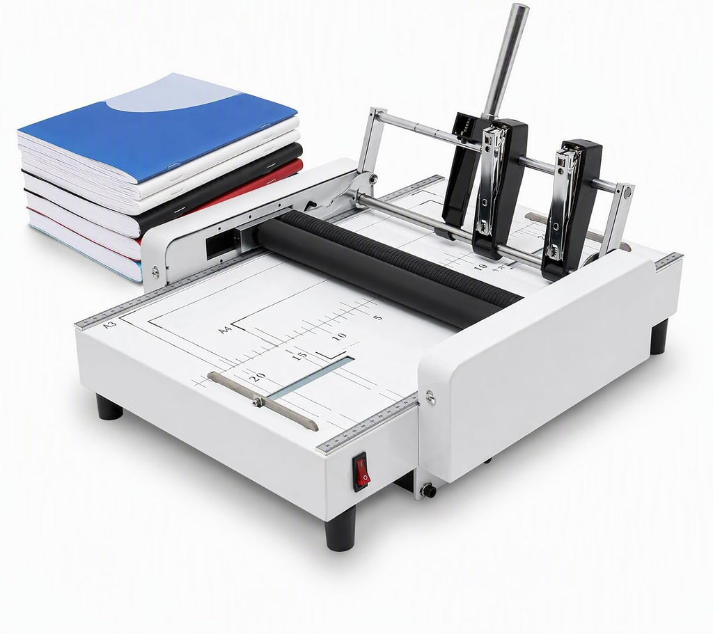Desktop A3 Booklet Maker, Automatic Paper Folding & Stapling Machine