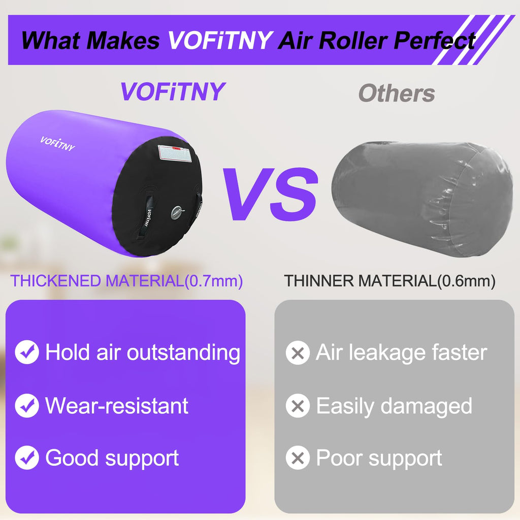 VOFiTNY Gymnastics Air Barrel Tumbling Equipment Back Handspring Trainer