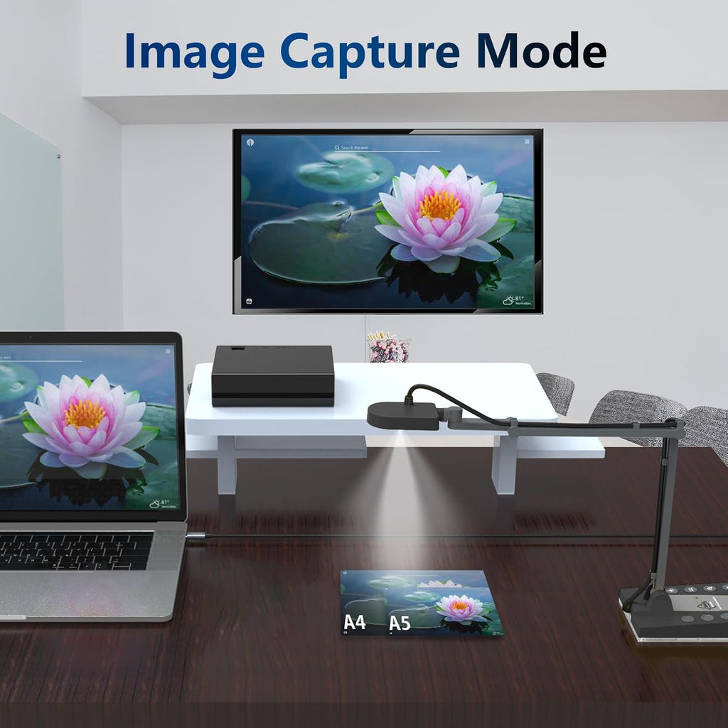 4K 15MP Webcam with Zoom,Autofocus,and Foldable Design
