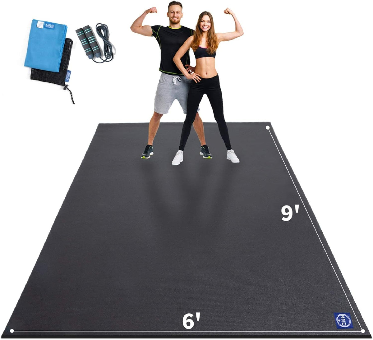 MRO Extra Large Exercise Mat 15'x6'/12'x6'/9'x6'(7mm)