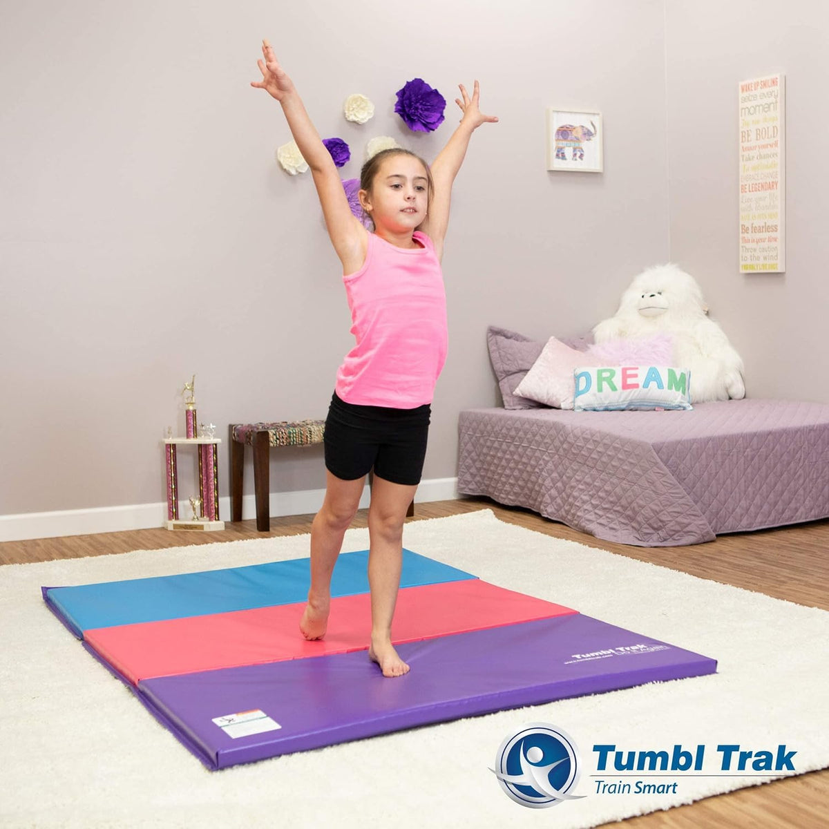 Tumbl Trak Gymnastics Folding Tumbling Panel Mat