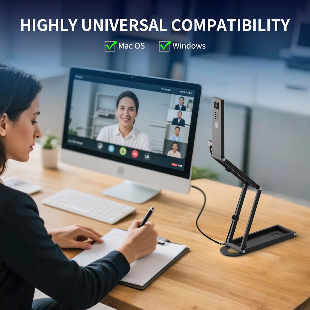 NetumScan 13MP Book Document Camera for Teachers,Capture Size A3/A4