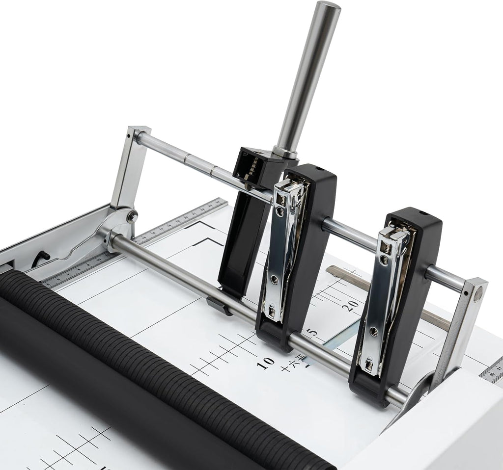 A3 Booklet Maker Automatic Paper Folding and Binding Machine Booklet Folder Stapler Stapling Machine 110V 60W