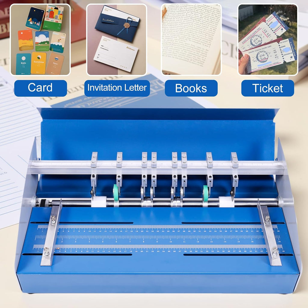 3 in 1 Electric Paper Creasing Scoring Perforating Machine Heavy Duty 460mm