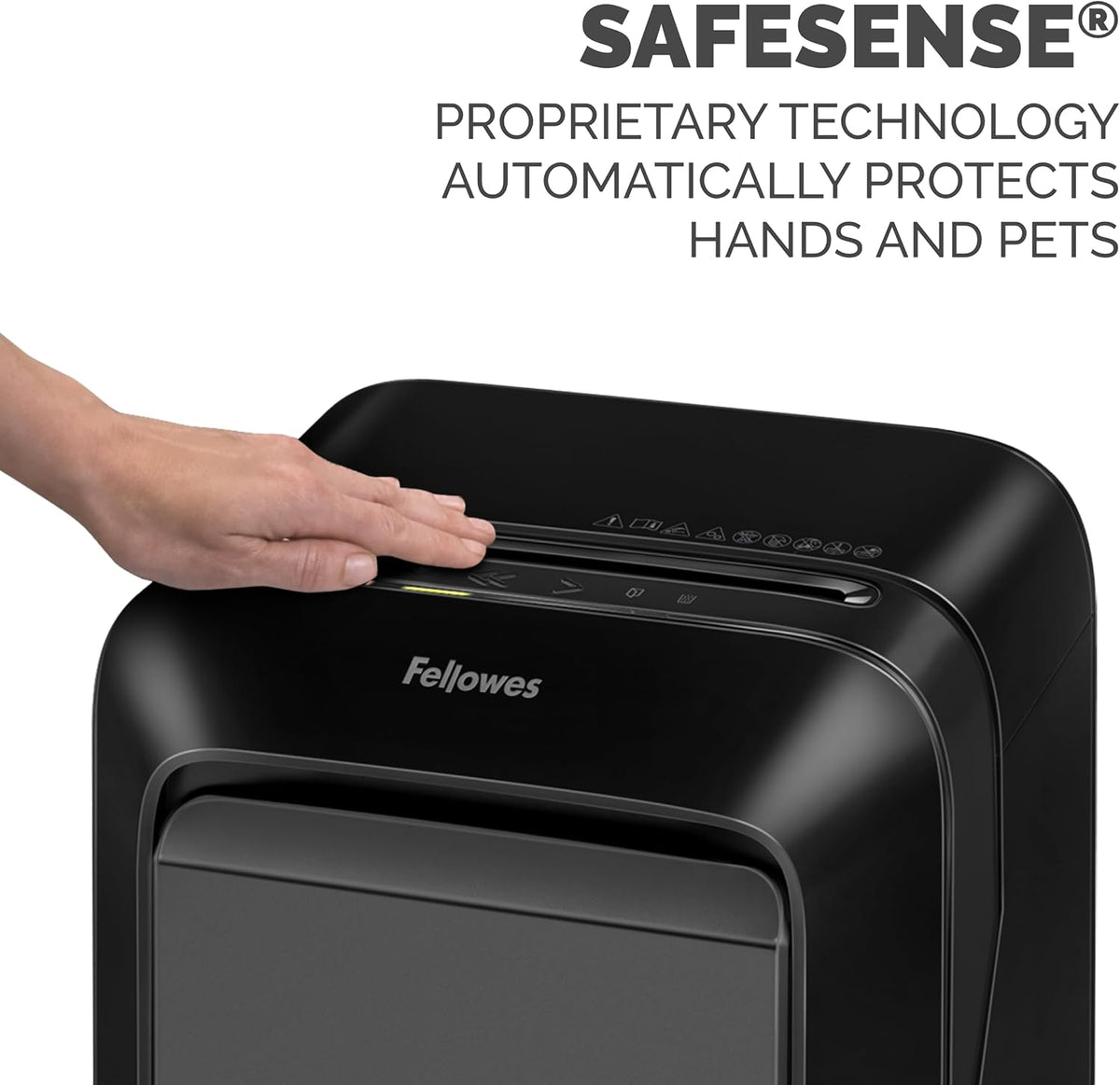 Fellowes LX180 16 Sheet P-4 Cross-Cut, Heavy Duty Paper Office Shredder, 100% Jam Proof