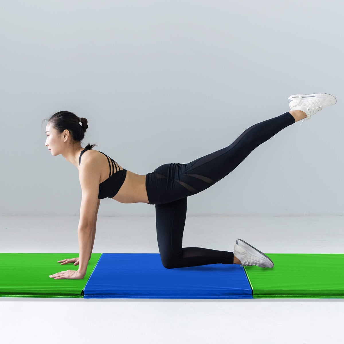 We Sell Mats - 4 ft x 6 ft x 2 - Personal Fitness & Exercise Mat for Home Workout - Lightweight and Folds for Carrying â All Purpose Gym Mat â Thick Mat for Yoga, Pilates, Stretches, Floor Exercises