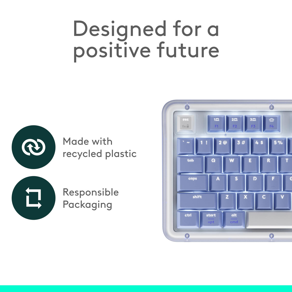 Logitech Alto Keys K98M Wireless Mechanical Gasket Keyboard - Graphite
