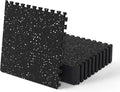 Stepwaver 0.79" Thick 48 Sq Ft Rubber Top Exercise Equipment Mats