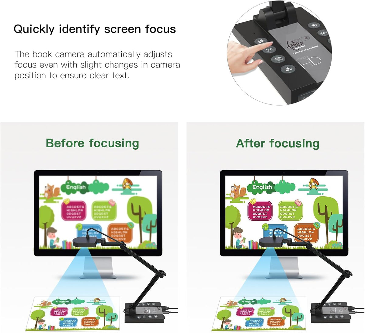 4K 15MP Webcam with Zoom,Autofocus,and Foldable Design