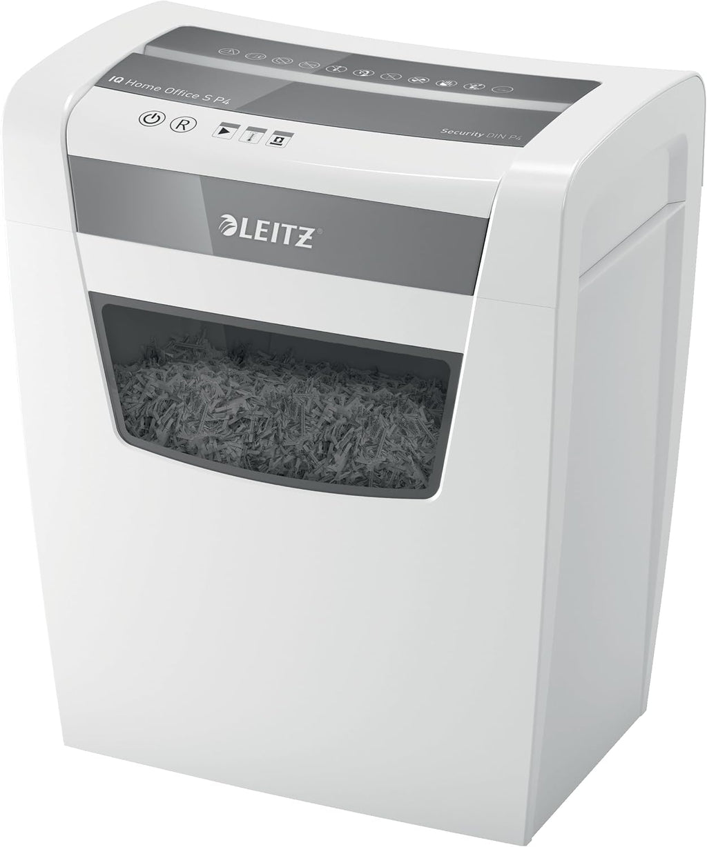 Leitz IQ Home Office S Paper Shredder, Capacity 9-8 Sheets (70-80 g/mÂ²