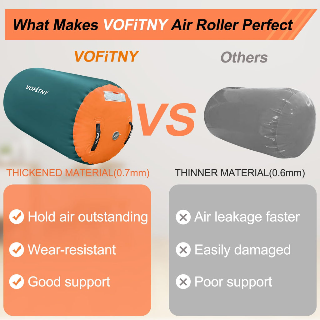 VOFiTNY Gymnastics Air Barrel Tumbling Equipment Back Handspring Trainer