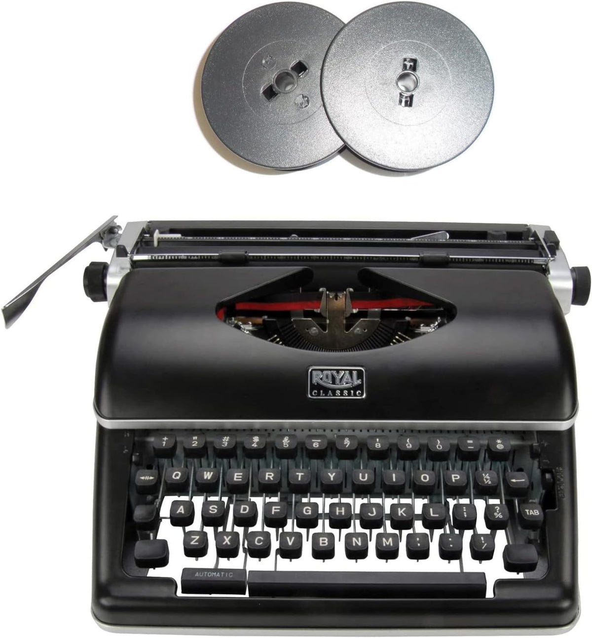 Olivetti Royal Classic Manual Typewriter (Black) Bundle
