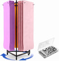 Tallew Yoga Mat Storage Rack with Wheels for Gyms, Studios, 3-Sided
