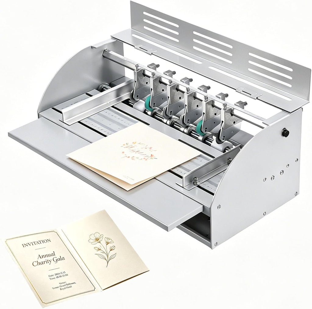 Generic Electric Paper Creaser with Adjustable Speed 0-100r/min 3 in 1