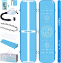FunWater 13ft Inflatable Gymnastics Tumble Track Tumbling Mat 8in Thick Air Floor Tumble Track with Electric Pump for Cheer Leading/Gymnastics/Beach/Gym/Home