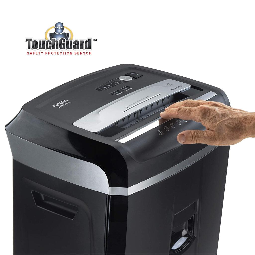 Aurora AU1270XB Professional Grade 12-Sheet Security P-4 Cross-Cut Paper and Credit Card/ 20 Minutes Continuous Run Time Shredder