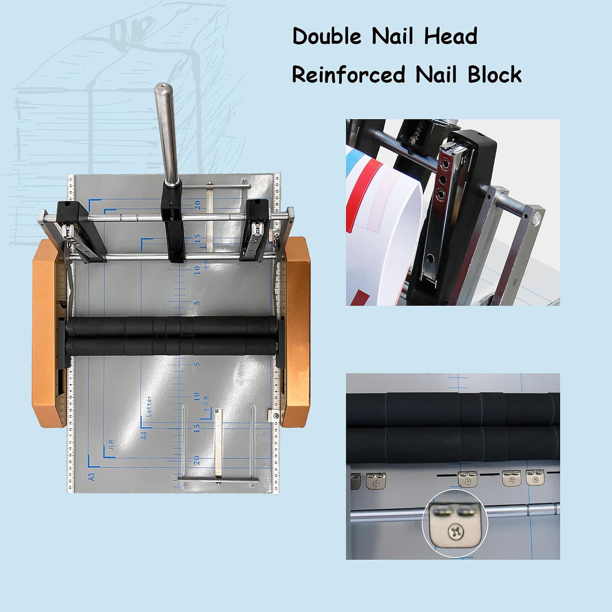 INTSUPERMAI Automatic Booklet Binding and Folding Machine,12.48" X 17.32" Maximum Folding Size, Folds 17 Sheets of 80 GSM Paper, for Booklet Production Such As Atlases, Brochures, Books, ETC.