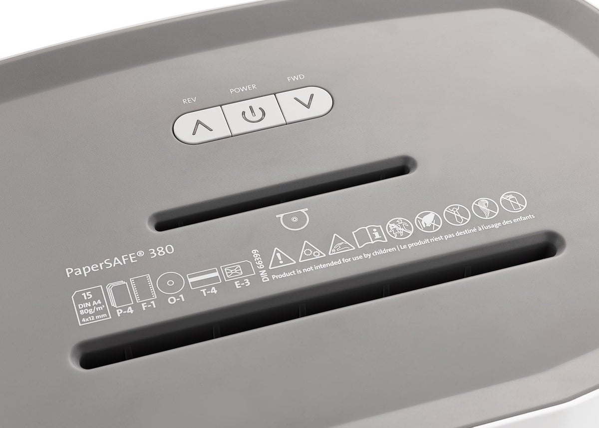 Dahle PaperSAFE PS 100 Paper Shredder, Oil Free, Jam Protection, Security Level P-4, 5 Sheet Max, Shreds Staples, Paper Clips & Credit Cards