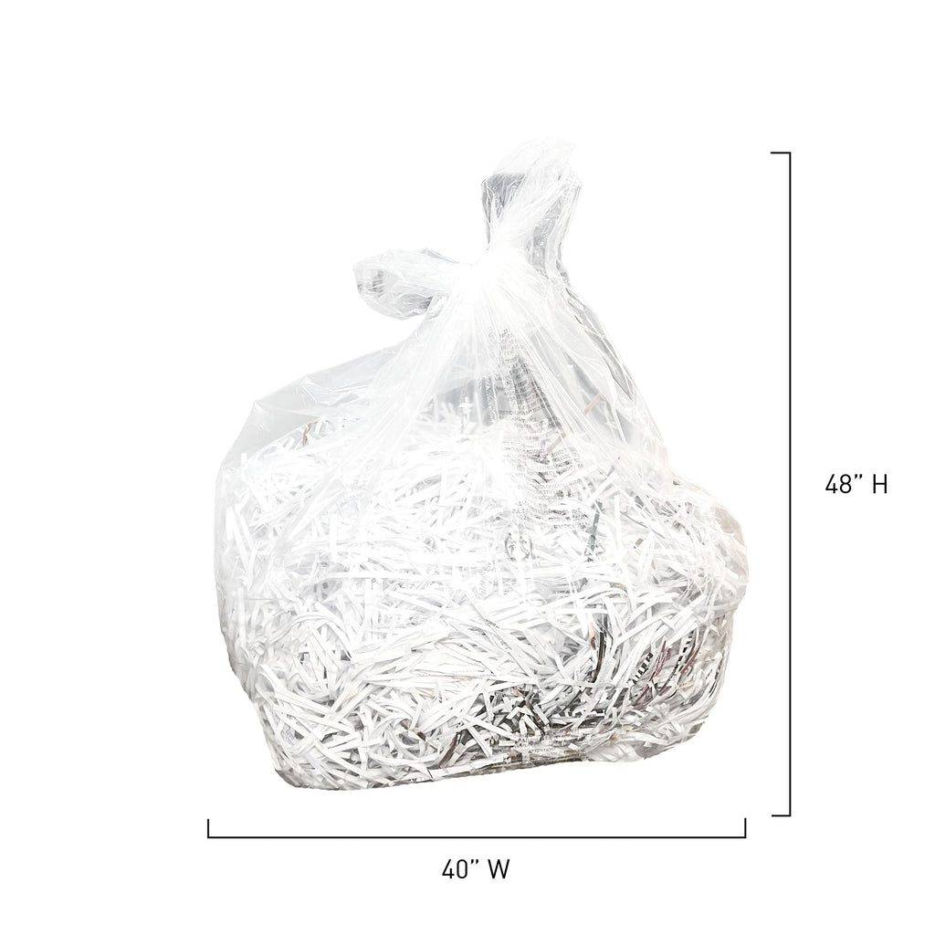IDEAL AC0920H Shredder Bags â 20â x 47â Case of 80, Gusseted, 40-Gallon Capacity, Heavy-Duty Bags for IDEAL Shredder Models 2503, 2604, and 3104.