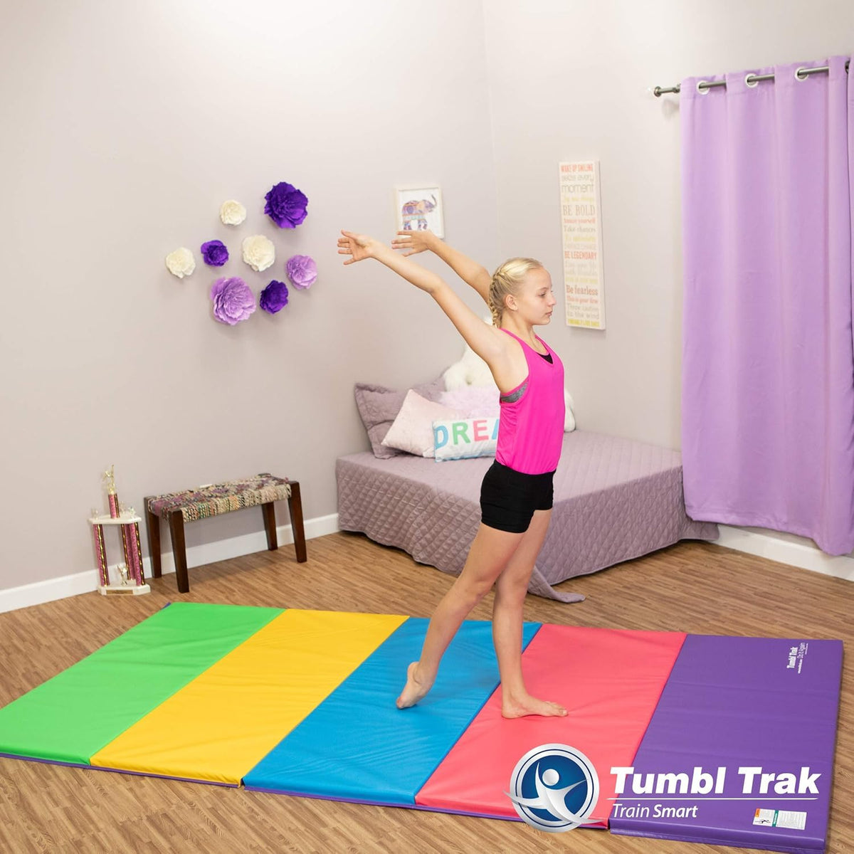 Tumbl Trak Gymnastics Folding Tumbling Panel Mat