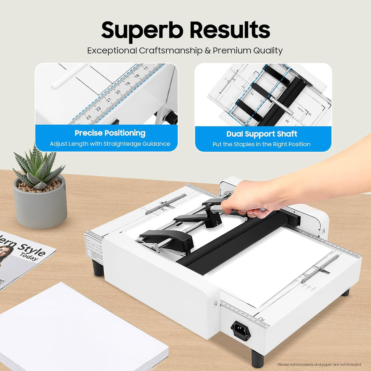 A3 Booklet Maker, Paper Folding Machine, Binding & Folding Machine