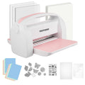 CraftGenes 9-Inch Die Cutting and Embossing Machine for Card Making, Pink