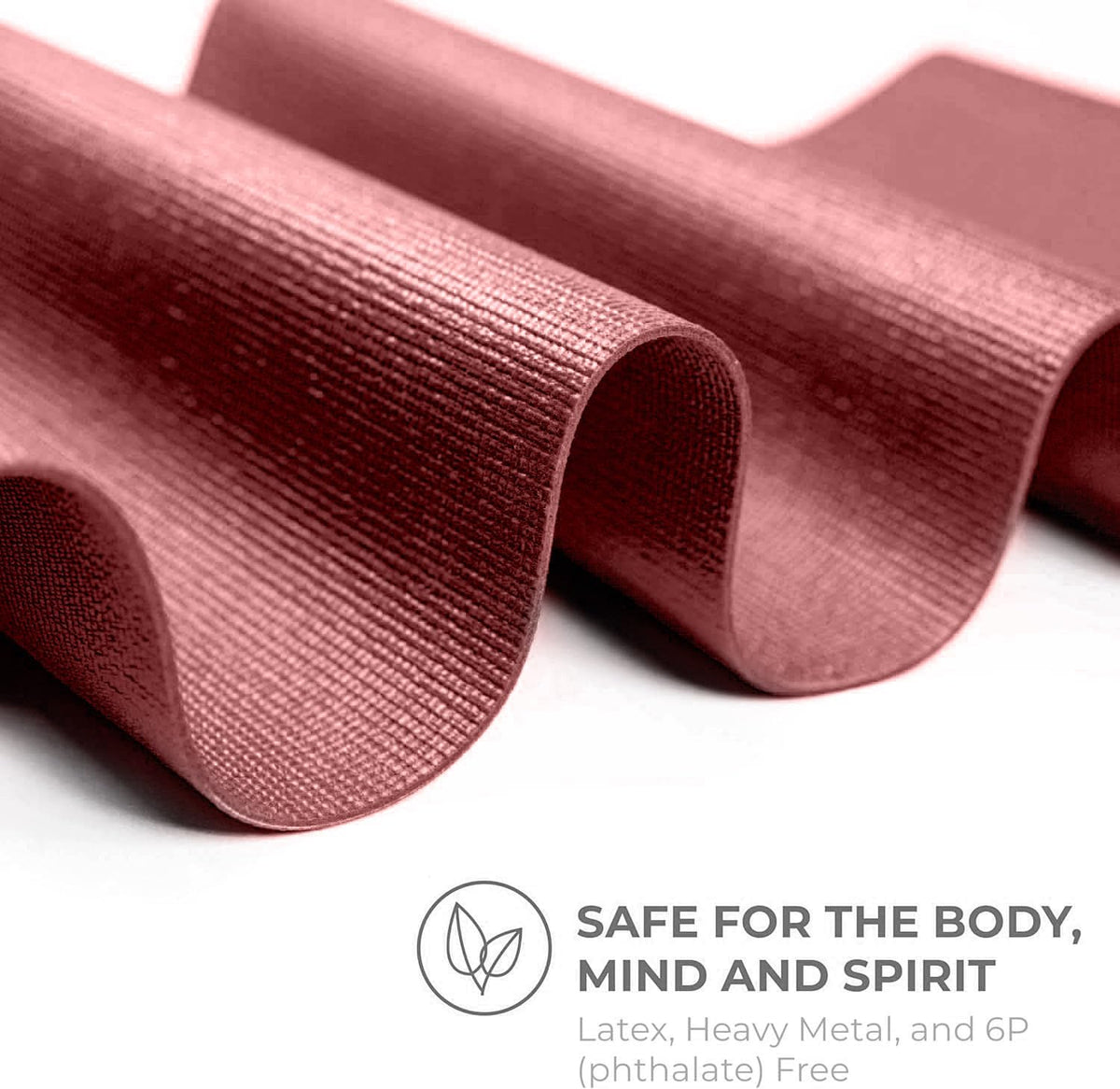 Voyage 5mm Studio Yoga Mats, 6 Pack, 72x24in