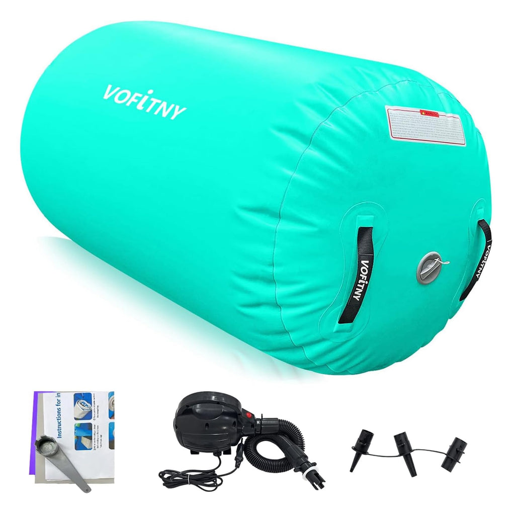 VOFiTNY Inflatable Gymnastics Air mat Tumbling Track for Home