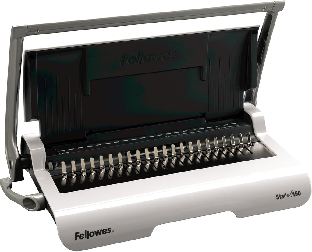 Fellowes Star+ Comb Binding Machine, Classroom Must-Haves Manual Binder, 15-Sheet Punch Capacity, Perfect for School Supplies & Classrooms (5006501)
