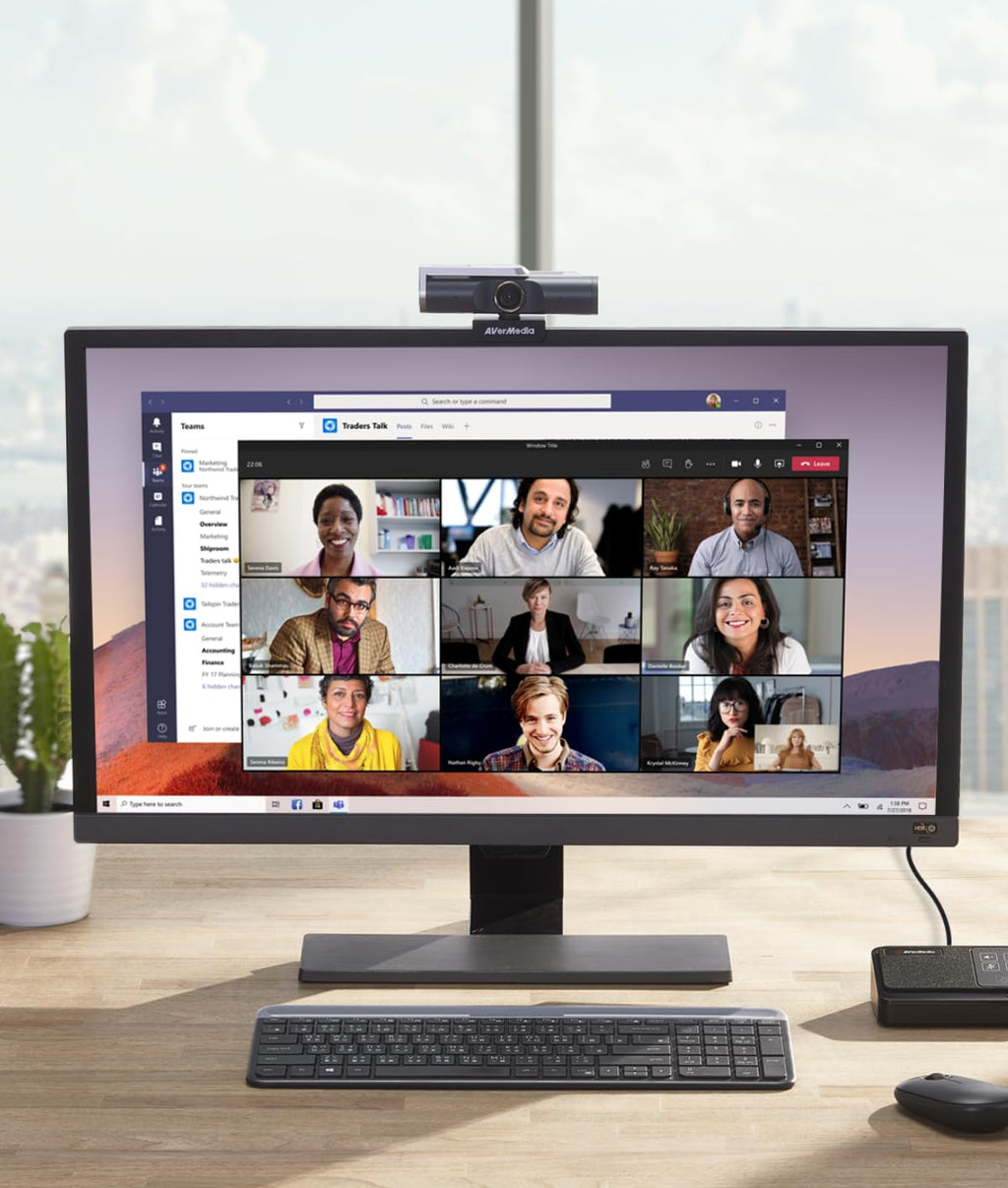 AVerMedia PW313D DualCam 2K Document Camera for Trading Cards, Miniatures