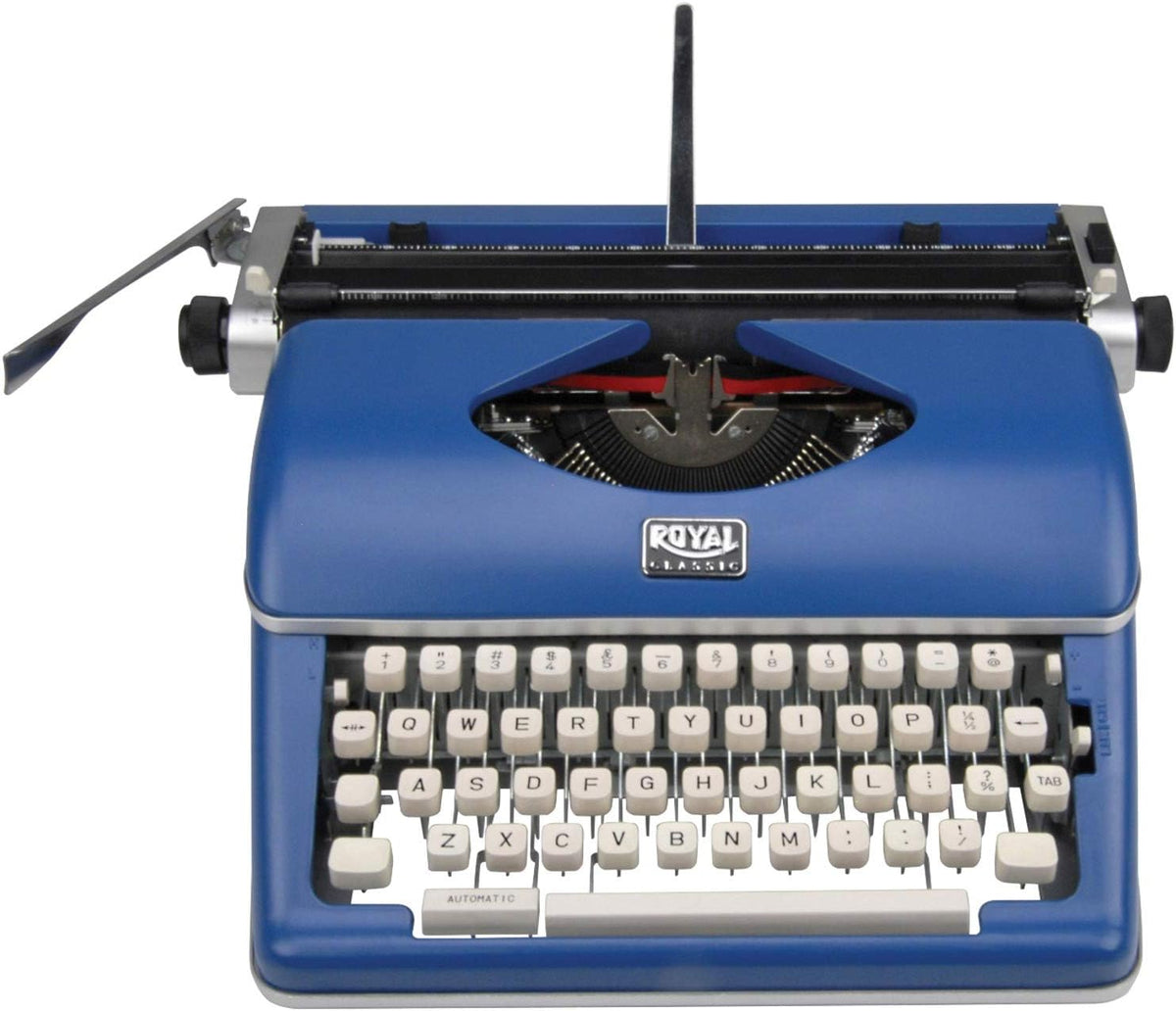 Royal 79106B Classic Manual Typewriter (Blue)