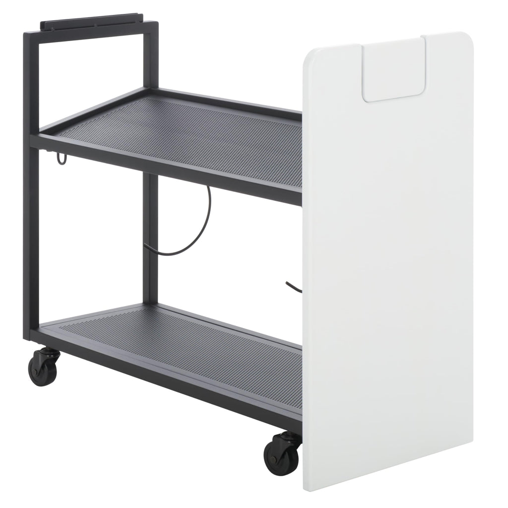 SEI Furniture - Sidekick Sport Equipment Rolling Rack - Transitional Design, Metal and Wood - Ideal for Bedroom, Living Room (HZ0123)