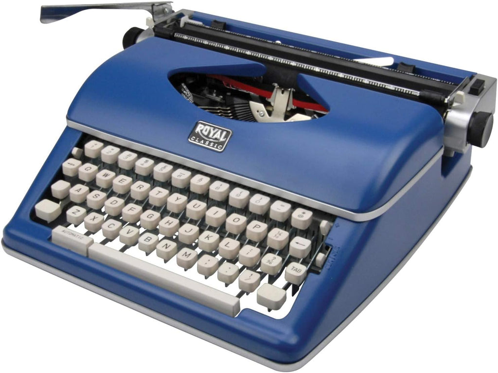 Royal 79106B Classic Manual Typewriter (Blue)