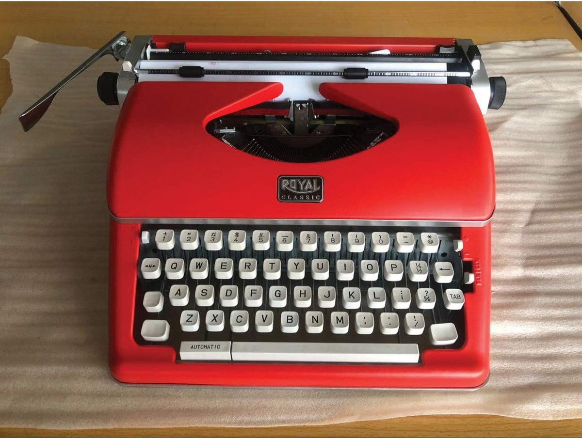 Royal 79120q Classic Manual Typewriter (red)