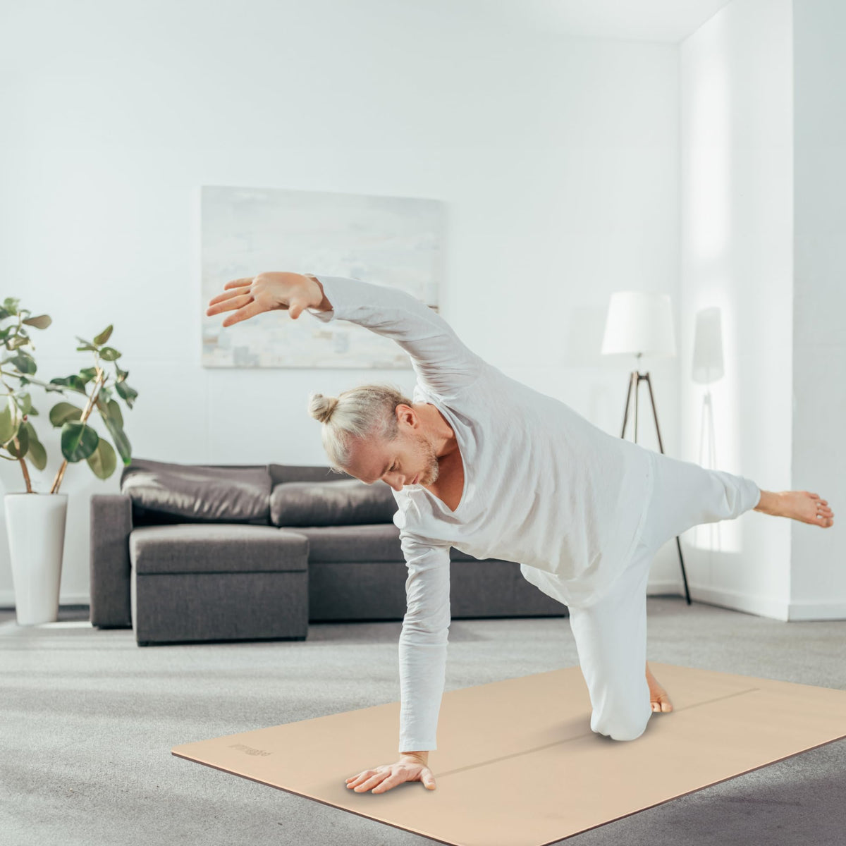 Gogokiwi Extra Large Yoga Mat 6'x4', Thick Exercise Mats for Home Workout