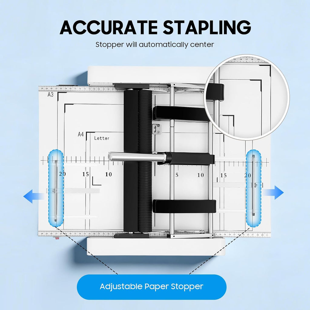 A3 Booklet Maker, Paper Folding Machine, Binding & Folding Machine
